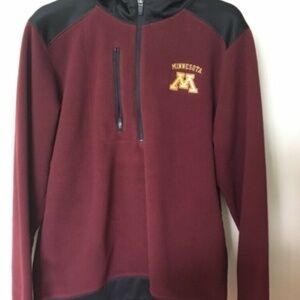 Minnesota Gopher Hooded Fleece Maroon Small